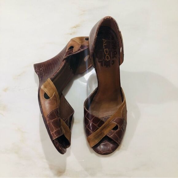 Vintage‎ Y2K Aldo wedges size 8 - Picture 1 of 9
